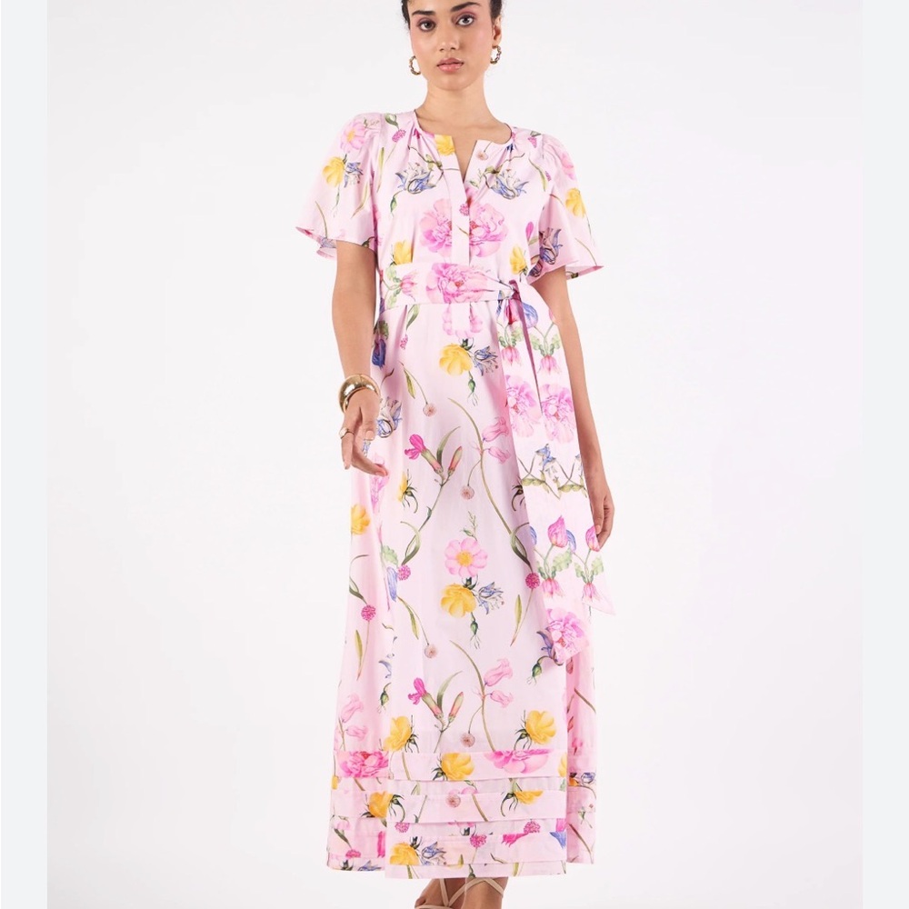 Beyond by Vera Floral Pink Maxi Dress